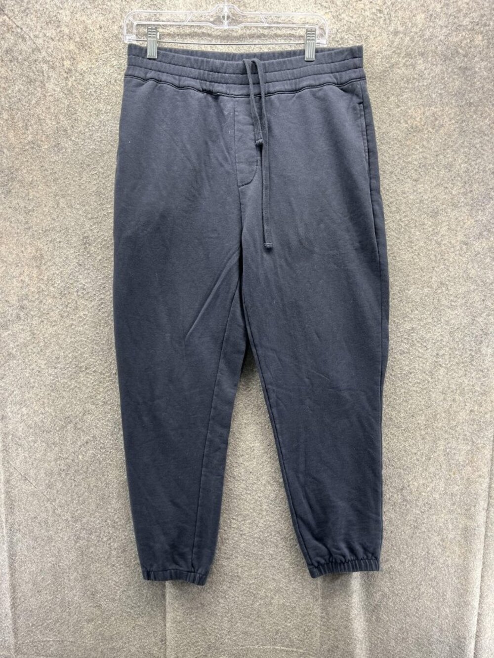 Vince Sweatpants Men Medium Blue Cotton Jogger Elastic Waist Cuffed Lounge